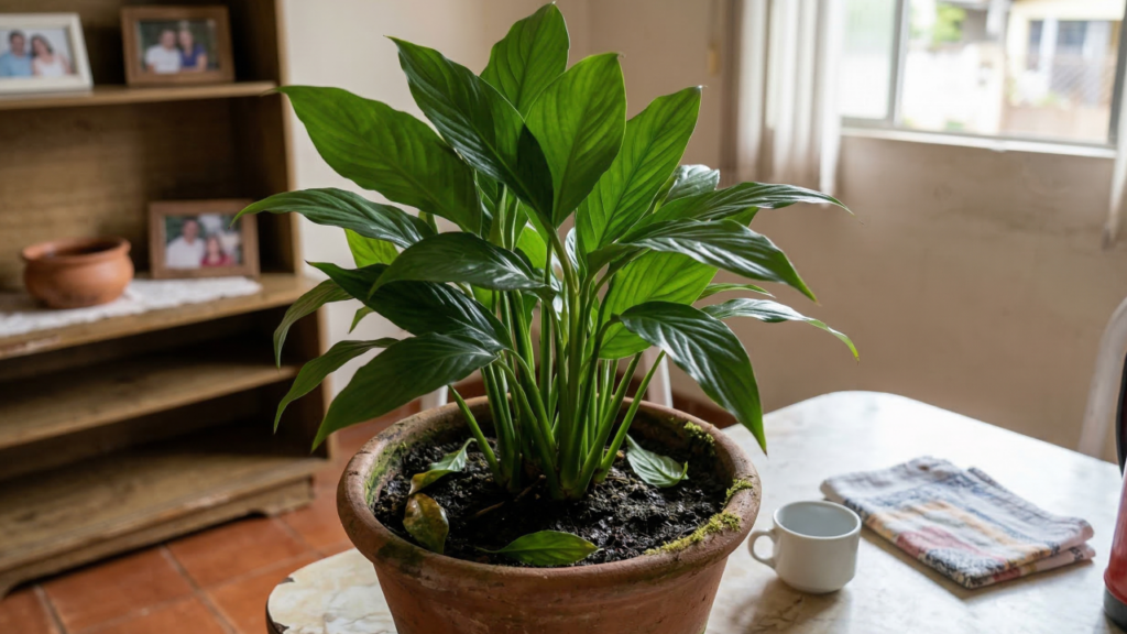 Lírio-da-paz não floresce? O que realmente ajuda a planta a voltar a dar flores sem forçar misturas caseiras