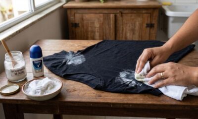 Veja como tirar mancha de desodorante das camisas com 4 dicas práticas e caseiras