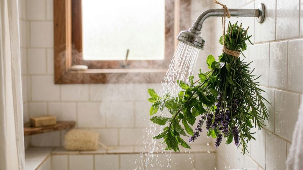 Aprenda a fazer um banho matinal com ervas aromáticas para despertar o corpo e começar o dia com leveza