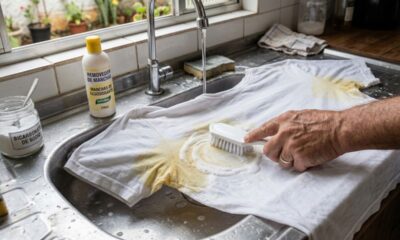 Veja como tirar mancha de desodorante das camisas com 4 dicas práticas e caseiras