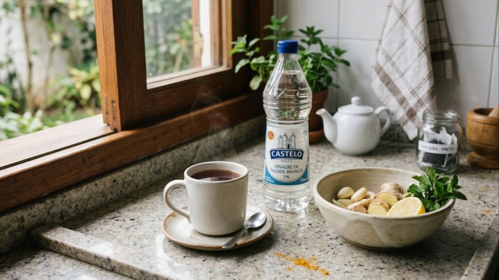 Misturar chá preto com vinagre: para que serve e por que é recomendado para limpar a cozinha