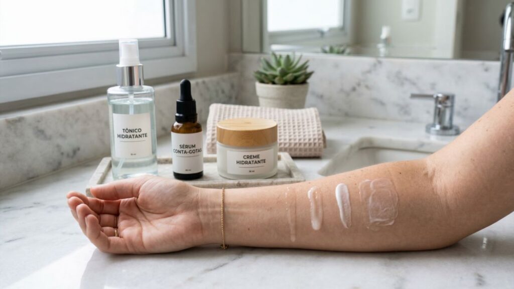 Truque da hidratação em camadas devolve o brilho e deixa a pele madura radiante depois dos 40