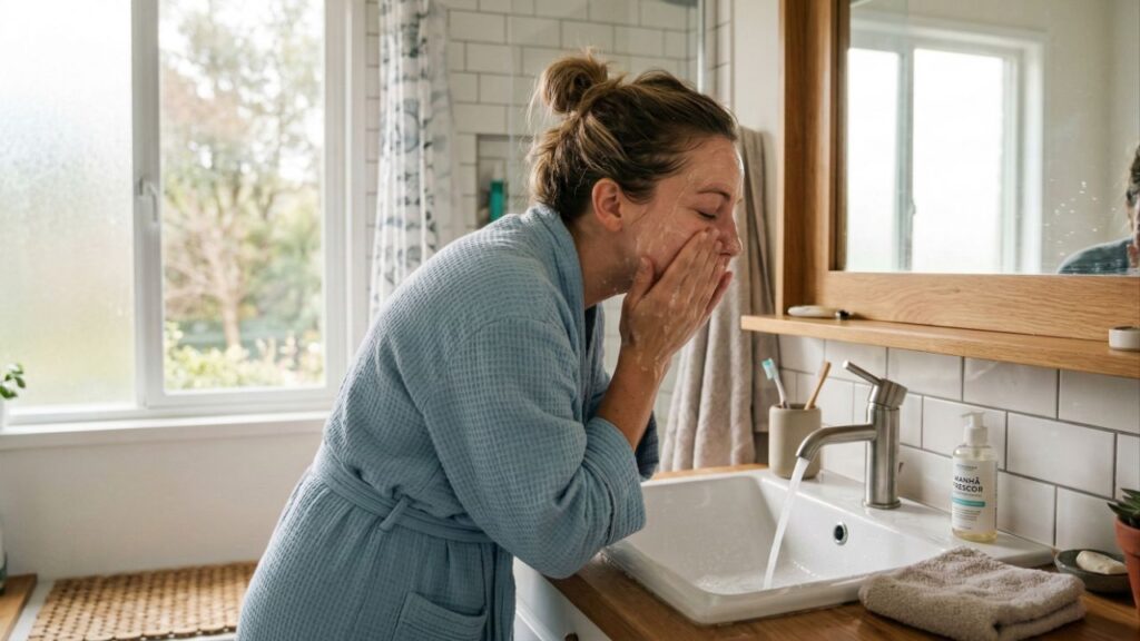 Fazer isso ao acordar reduz o inchaço no rosto e define o contorno facial