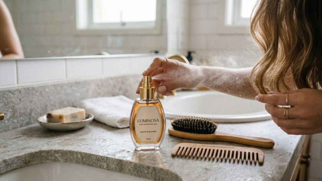 O segredo para aplicar perfume no cabelo e manter o aroma por muito mais tempo