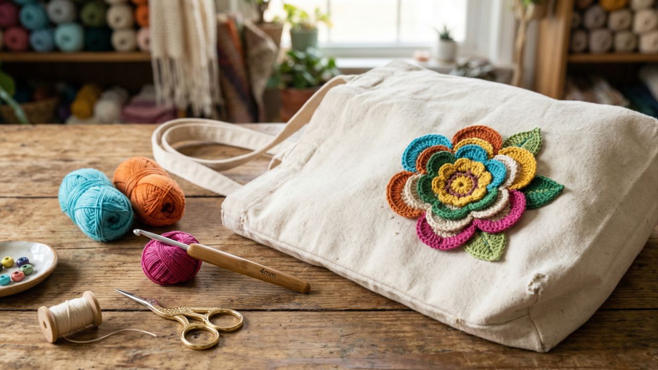 O passo a passo das flores de crochê que dão um toque de sofisticação às suas peças