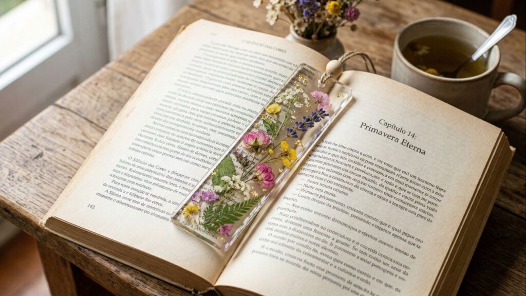 Peças de resina com flores secas de luxo são o novo segredo para faturar alto no artesanato