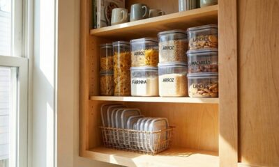 Truque infalível para organizar recipientes de plástico e ganhar muito espaço no armário