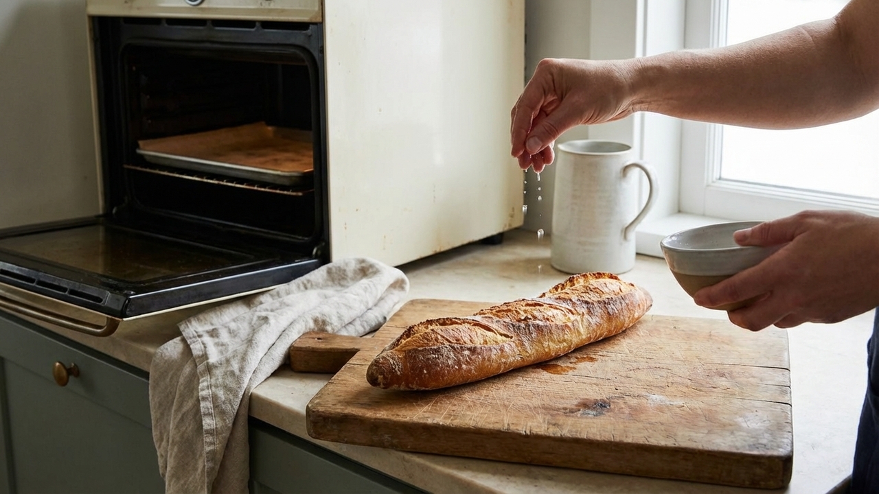 O truque simples que faz o pão amanhecido ficar macio de novo em poucos segundos