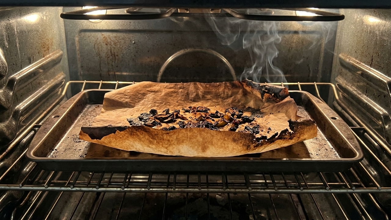 O papel manteiga parece inofensivo, mas esse descuido comum na cozinha pode virar problema rápido