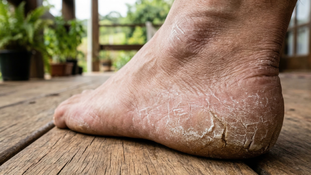 Como cuidar de calcanhares ressecados e rachados em casa de forma rápida e eficiente