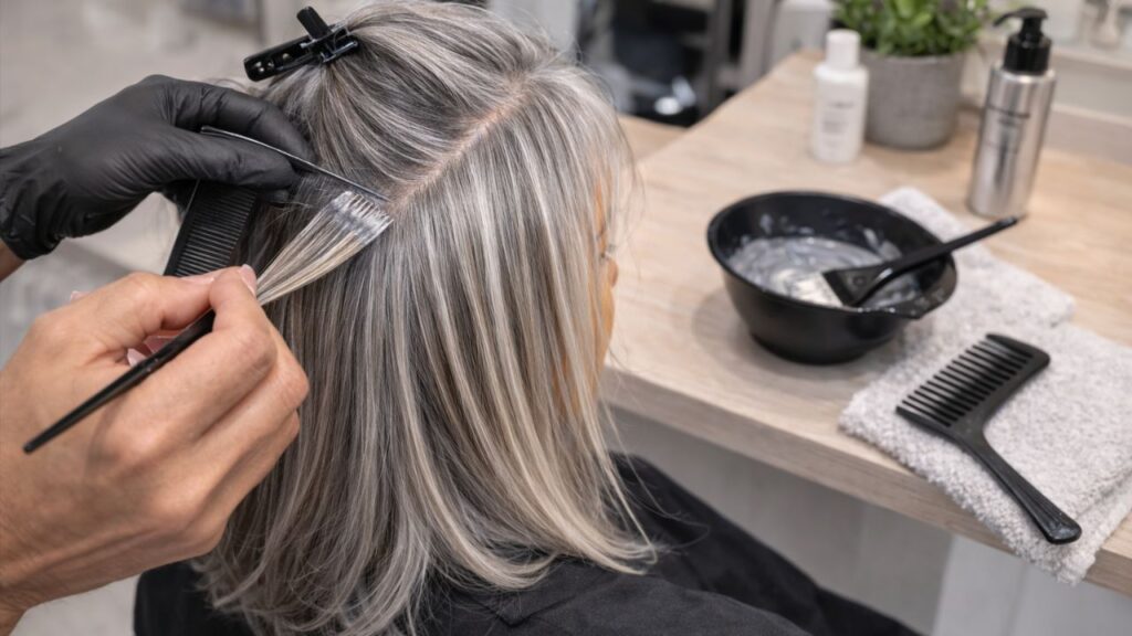 Veja como o cabelo cinza perolado consegue rejuvenescer o visual e disfarçar os fios brancos com perfeição