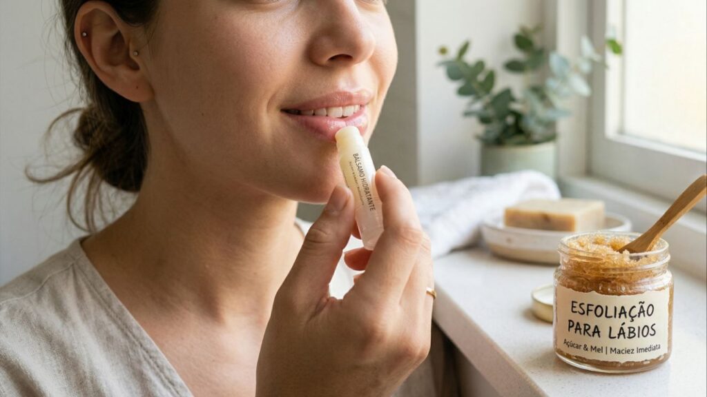 Diga adeus aos lábios secos com este esfoliante caseiro de apenas 3 ingredientes