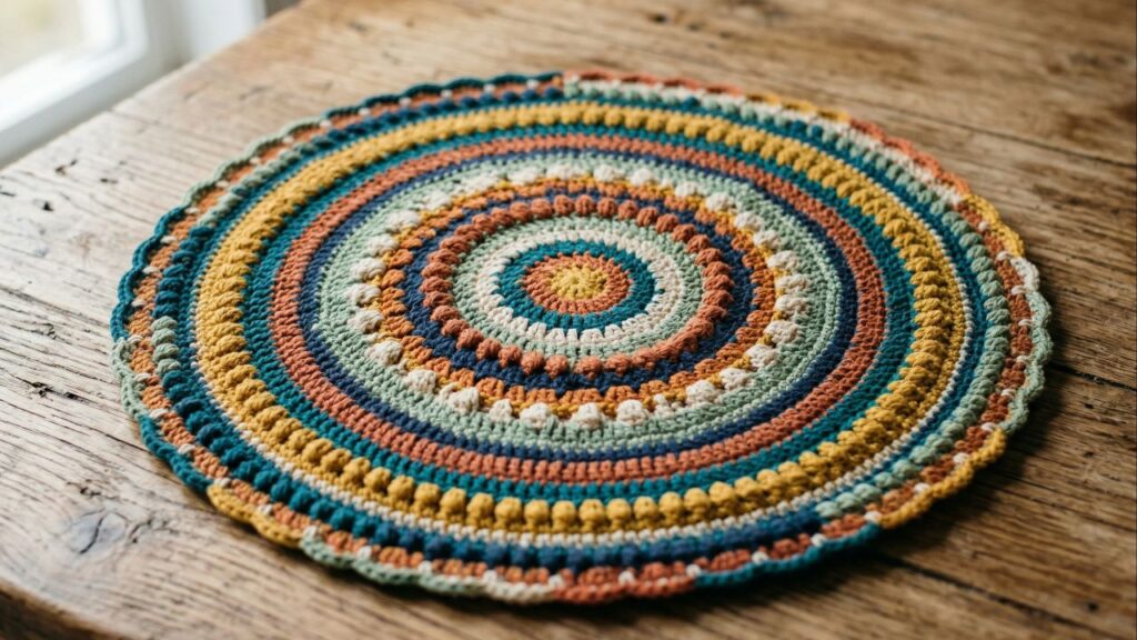 O jogo americano de crochê que faz sucesso na mesa posta e vende bem o ano inteiro