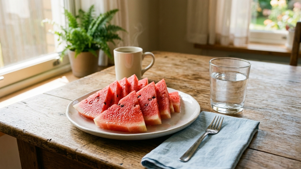 Comer essa fruta em jejum virou hábito de quem quer mais leveza e um começo de dia mais tranquilo