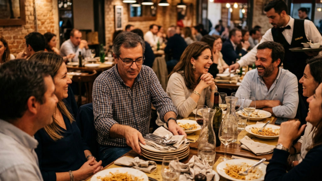 O que significa ajudar os garçons a recolher os pratos da sua mesa, segundo a psicologia
