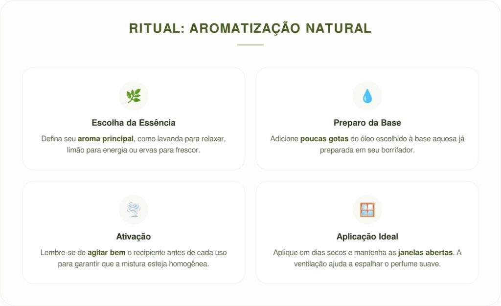 A misturinha caseira para borrifar no sofá e deixar a sala mais aconchegante