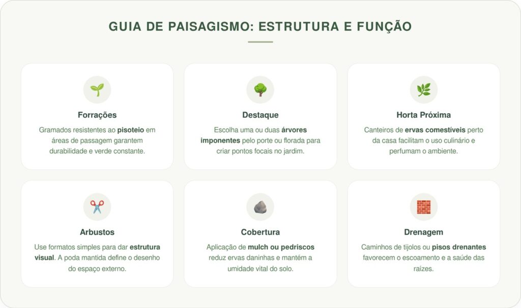 Sua casa mais valiosa com estes 6 itens de paisagismo residencial que são tendência