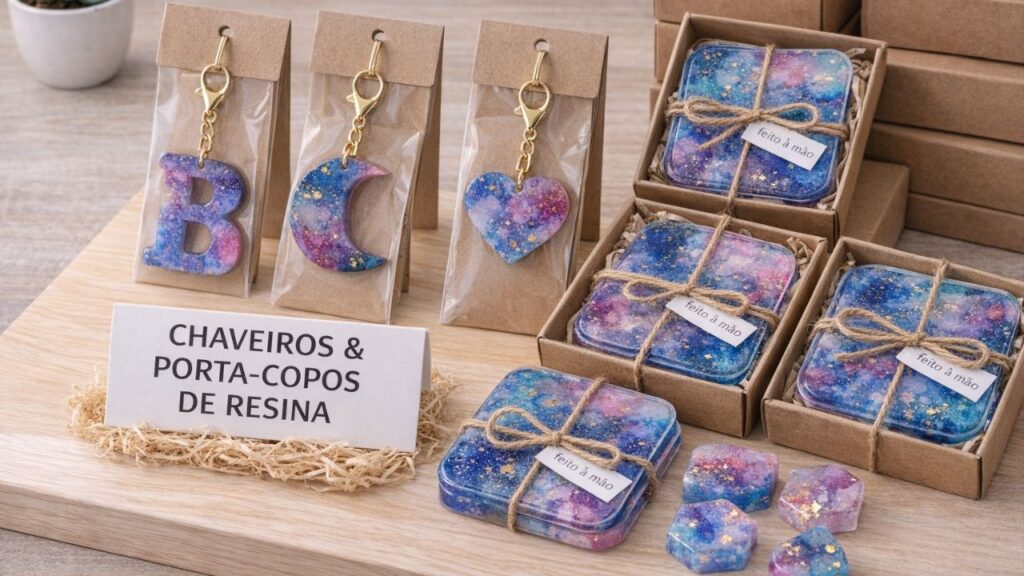 Aprenda a fazer peças em resina para faturar com artesanato e garanta sua renda extra em 2026