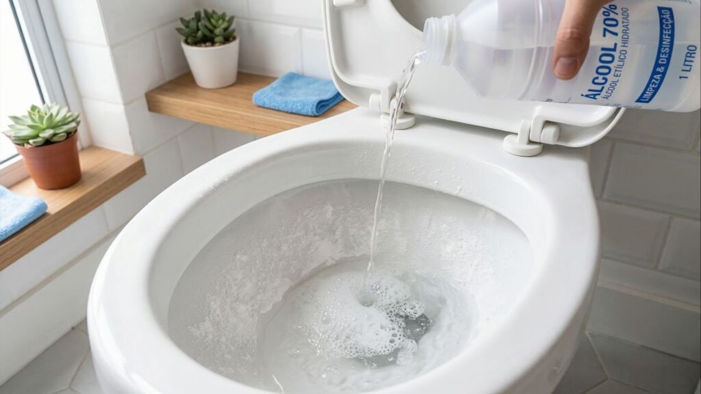 Jogar bicarbonato de sódio e álcool no vaso sanitário antes de dormir: para que serve e quando é melhor fazer isso