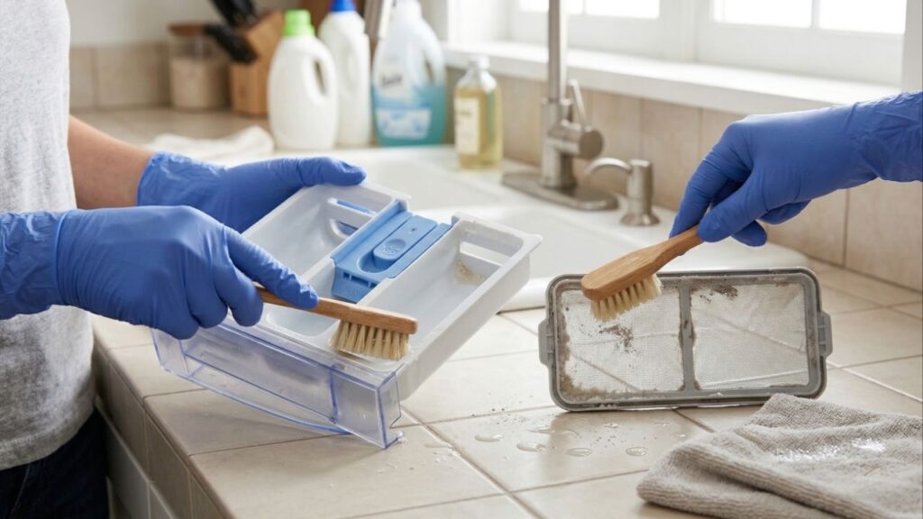 Sua máquina de lavar continua com mau cheiro? Você pode estar limpando errado