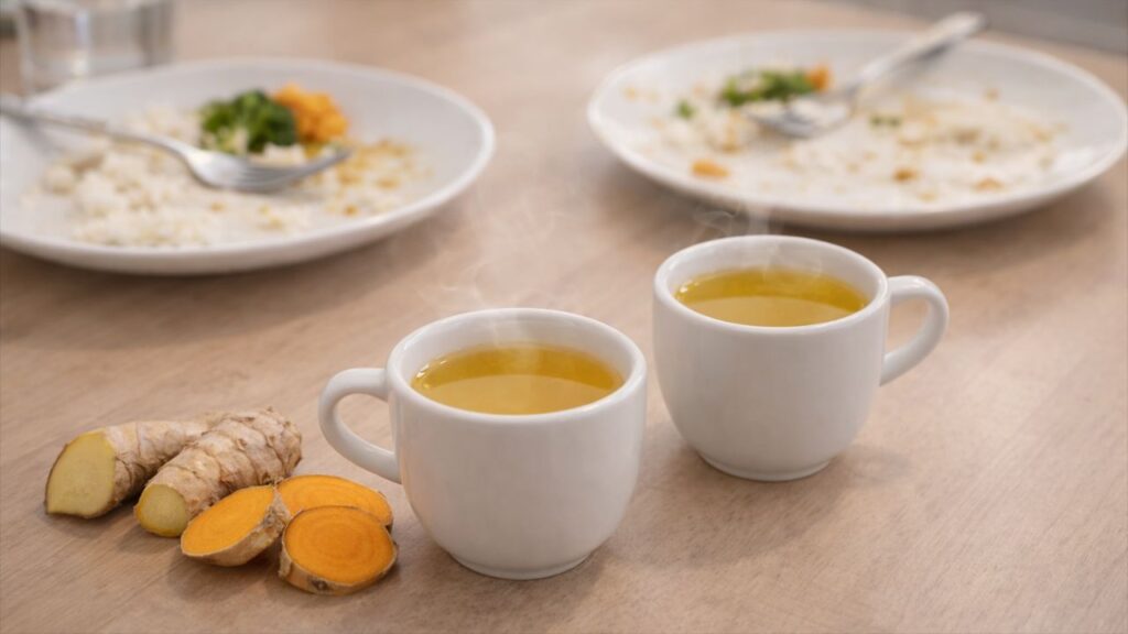 Aprenda a fazer o chá de gengibre com cúrcuma que ajuda idosos no alívio da rigidez nas articulações