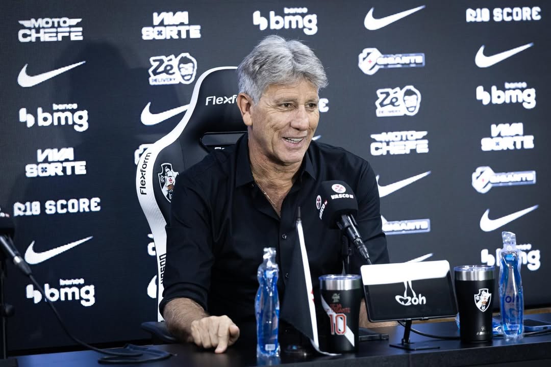 Renato Gaúcho apresentado pelo Vasco da Gama (Foto: Matheus Lima/Vasco)