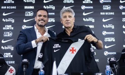 Renato Gaúcho apresentado pelo Vasco da Gama (Foto: Matheus Lima/Vasco)