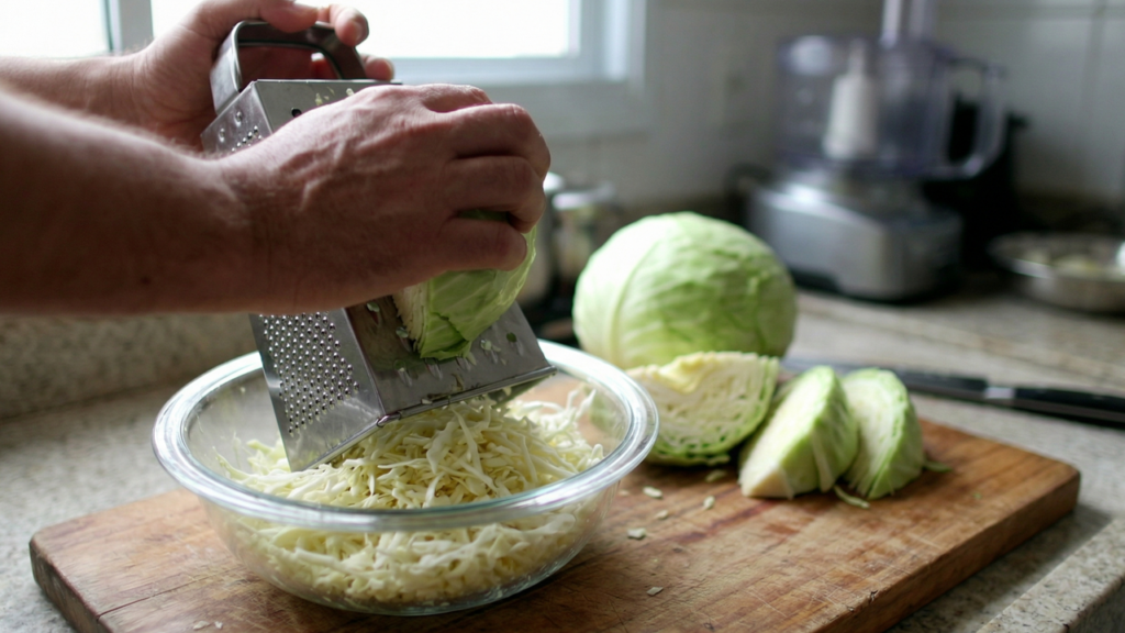 Esse método fácil para picar repolho deixa o corte mais uniforme, economiza tempo e melhora o resultado em várias receitas