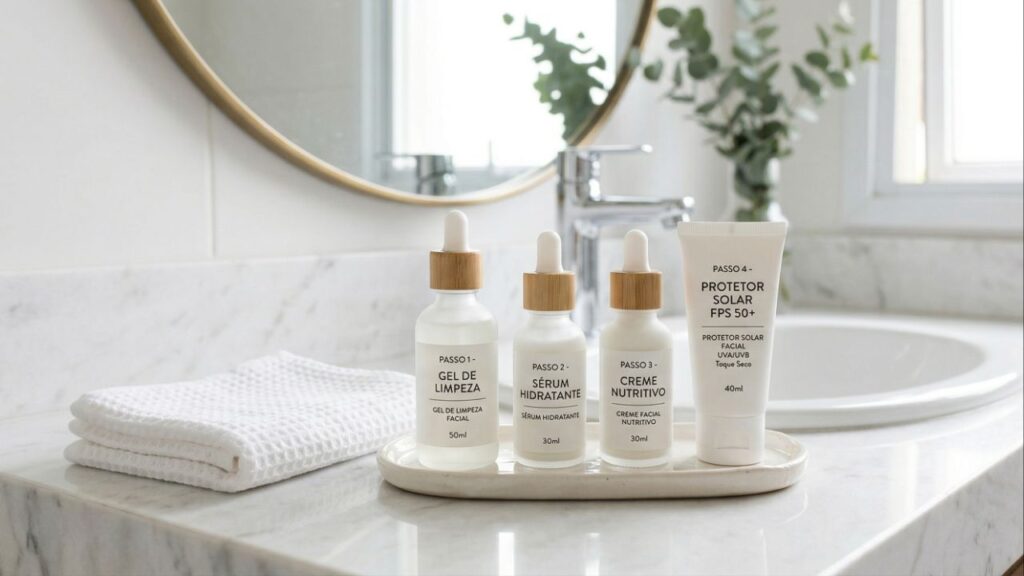 Como ter a pele perfeita com 4 hábitos de skincare simples e muito baratos