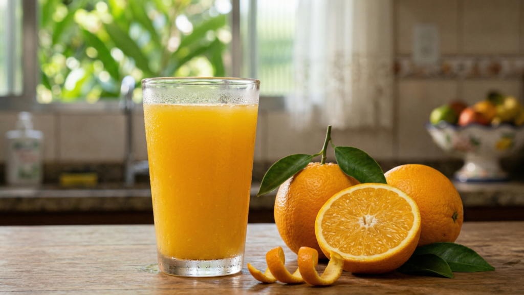 Suco de laranja pode ser útil para a saúde, mas só faz sentido quando entra com moderação