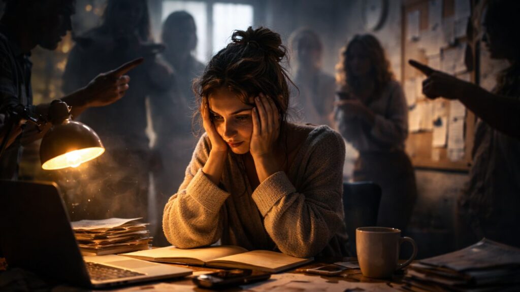 O que a psicologia explica sobre se sentir pressionado sem cobrança externa