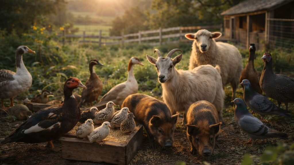 Esses 7 animais estão ajudando pequenas fazendas a lucrar sem depender da agricultura tradicional