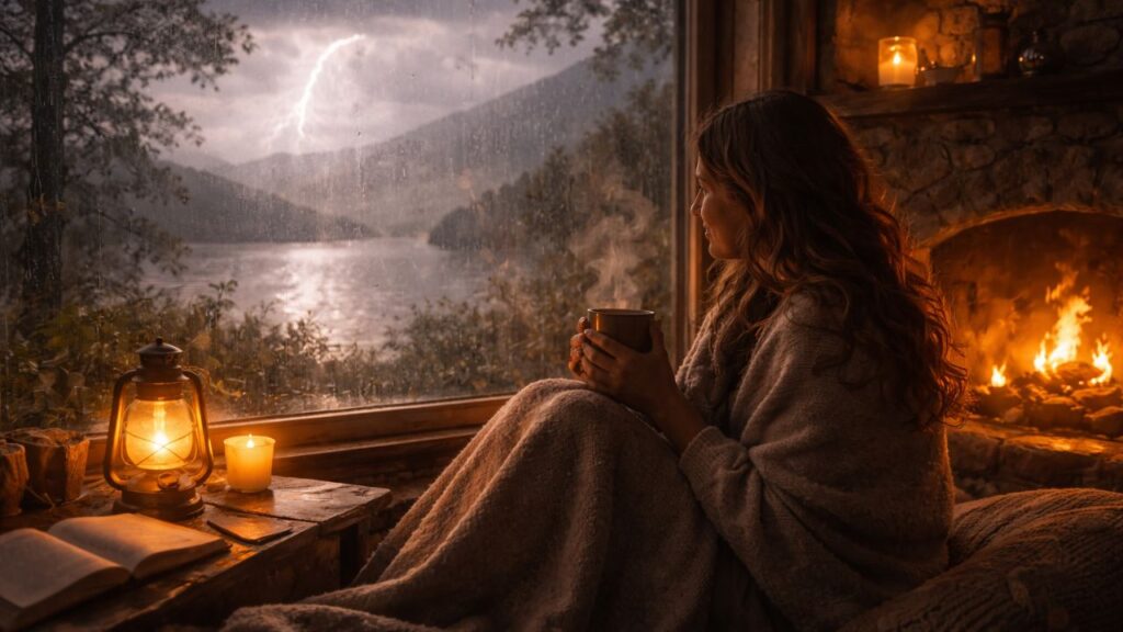 Palavra de hoje inspirada em Salmos 91:2 para lembrar que Deus é refúgio seguro em qualquer momento