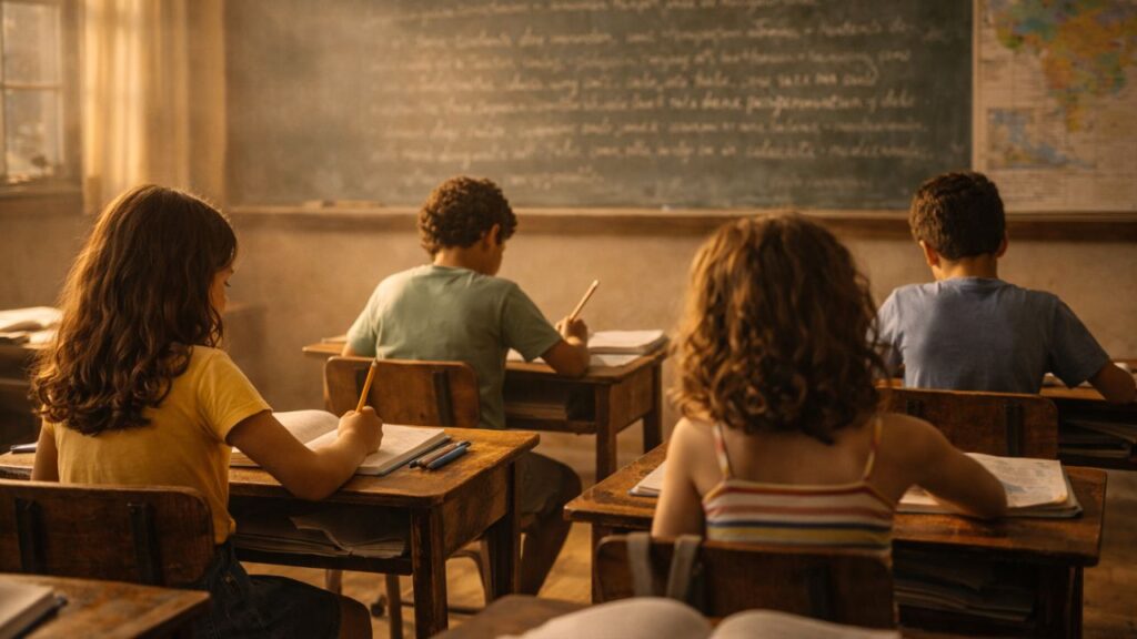 Rotinas da escola antiga que ajudavam a criar disciplina entre os alunos