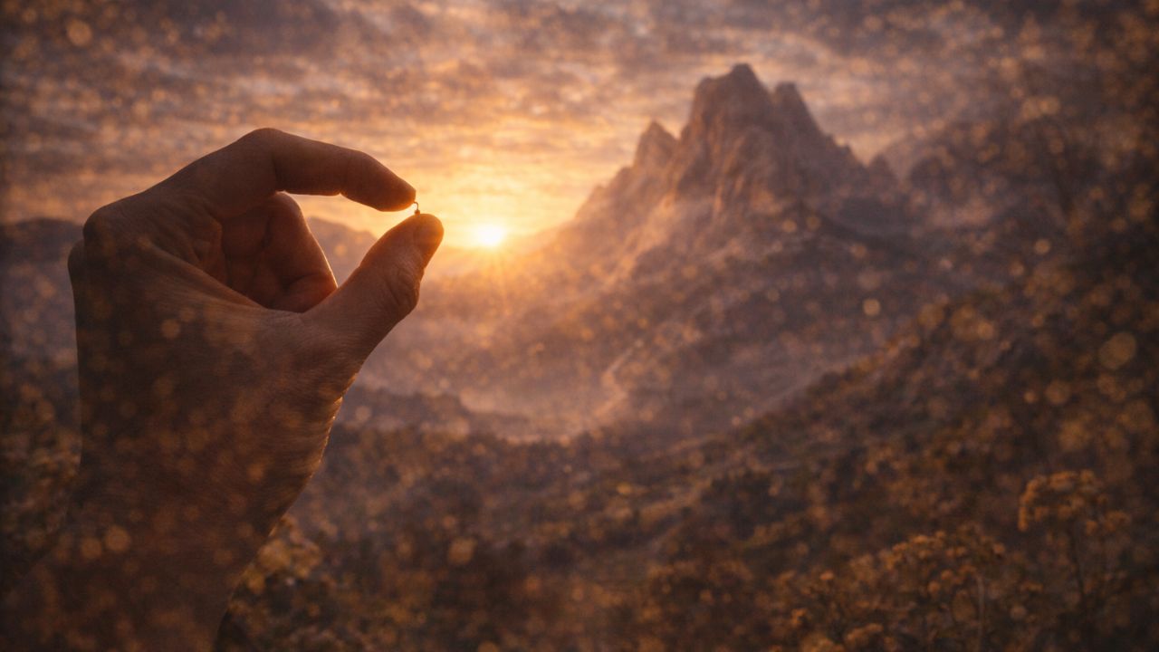 Versículo do dia: Mateus 17:20 — Uma fé pequena pode mover coisas maiores do que você imagina