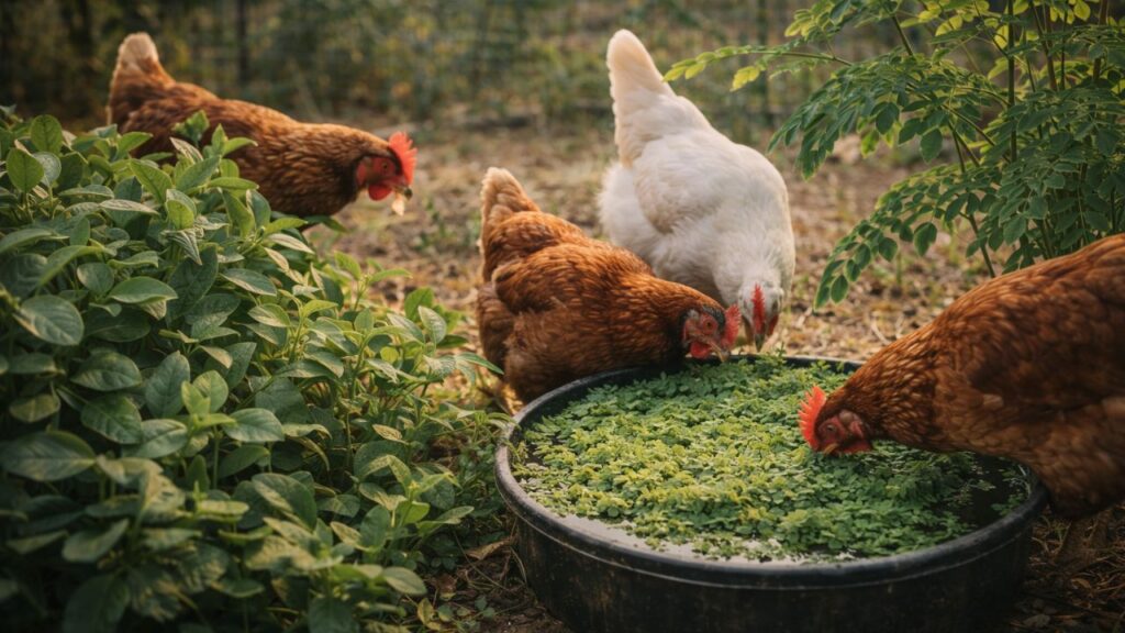 3 plantas que podem ajudar a alimentar galinhas sem depender tanto da ração