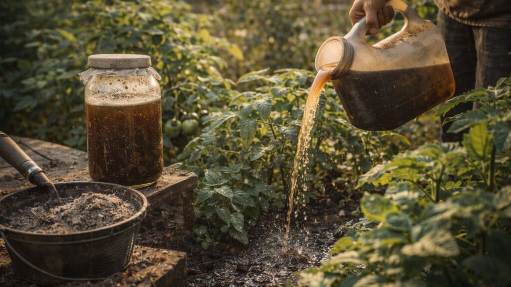 Como usar cinzas de madeira fermentadas para estimular o crescimento das plantas