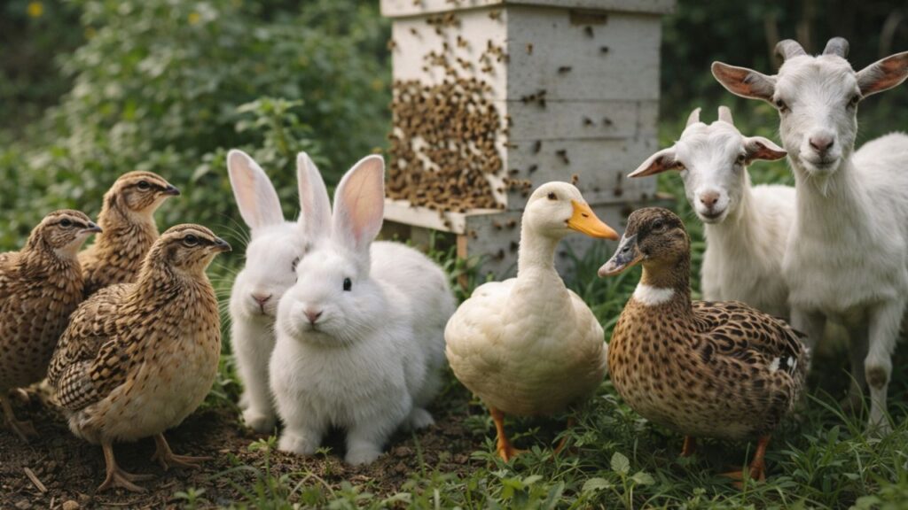 5 animais que podem ser mais produtivos que galinhas em pequenas fazendas