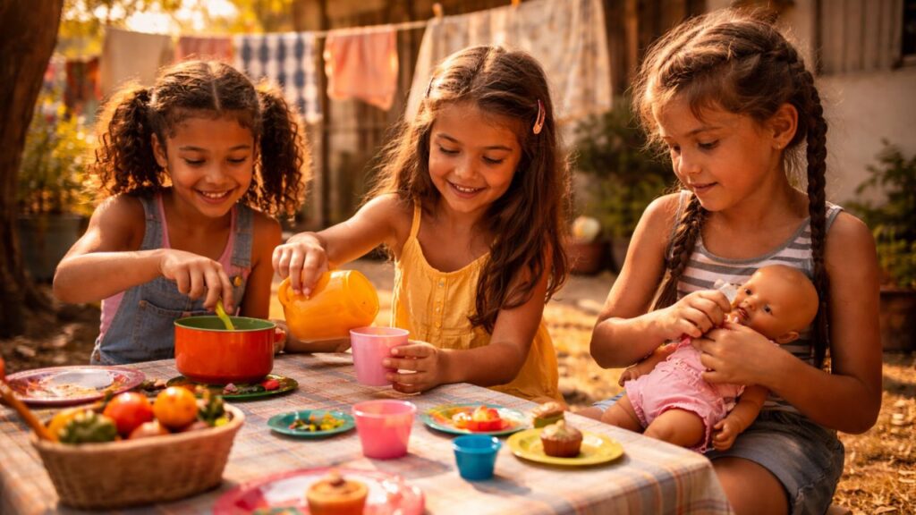Diversões que ocupavam a tarde inteira e faziam brincar de casinha no quintal parecer magia