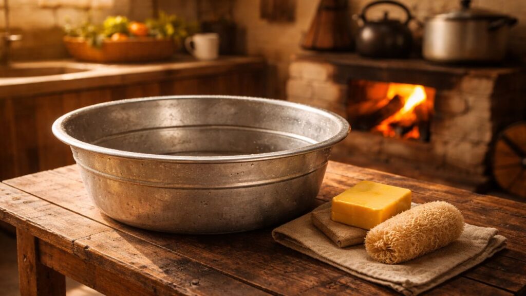 Objetos da casa antiga que faziam parte da rotina e tornavam a infância mais simples e marcante