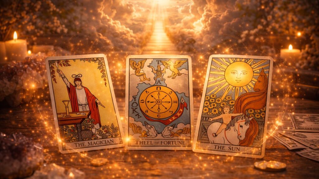 As 3 cartas do tarot que indicam caminhos se abrindo e uma fase mais promissora pela frente