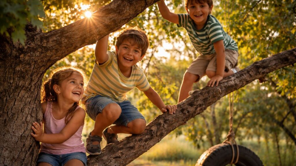 Lembranças de quem cresceu subindo em árvore e viveu uma infância livre que hoje dá saudade