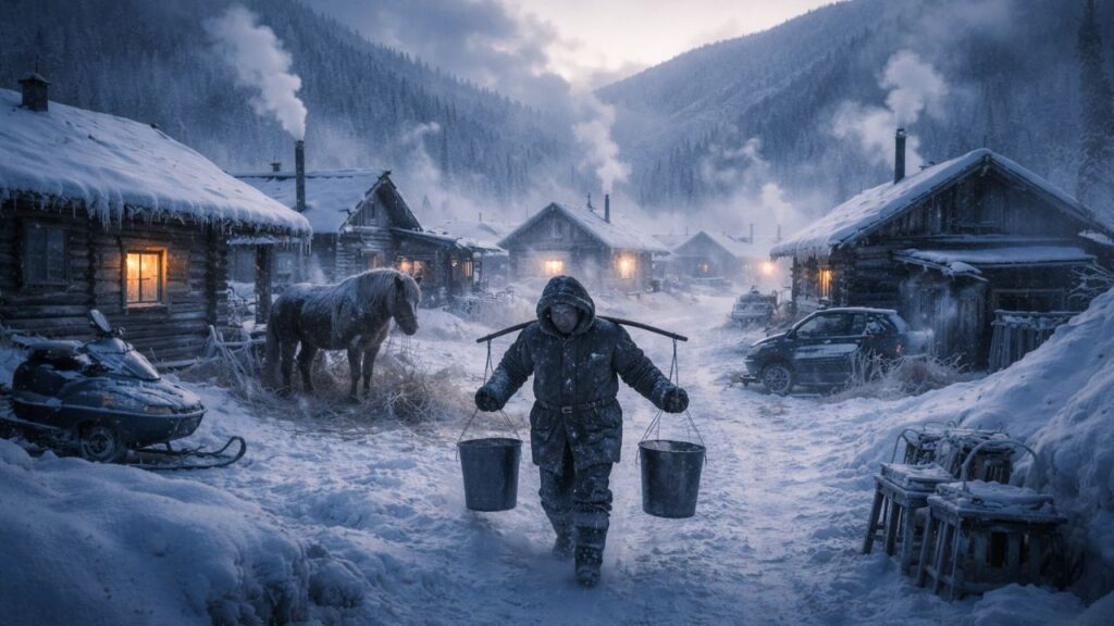 A vida em Oymyakon, a vila mais fria do planeta, onde o frio extremo pode matar em minutos