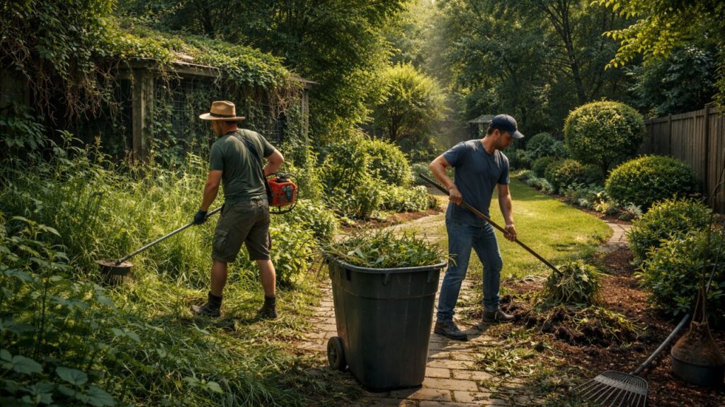 Após 9 anos de abandono, dois homens entram em um jardim esquecido e mudam tudo