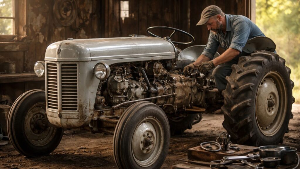 De sucata esquecida a relíquia funcional: o trator de 1948 que pode valer até R$ 35 mil