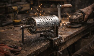 Uma lata comum virou uma criação curiosa que mistura reaproveitamento, inventividade e atenção