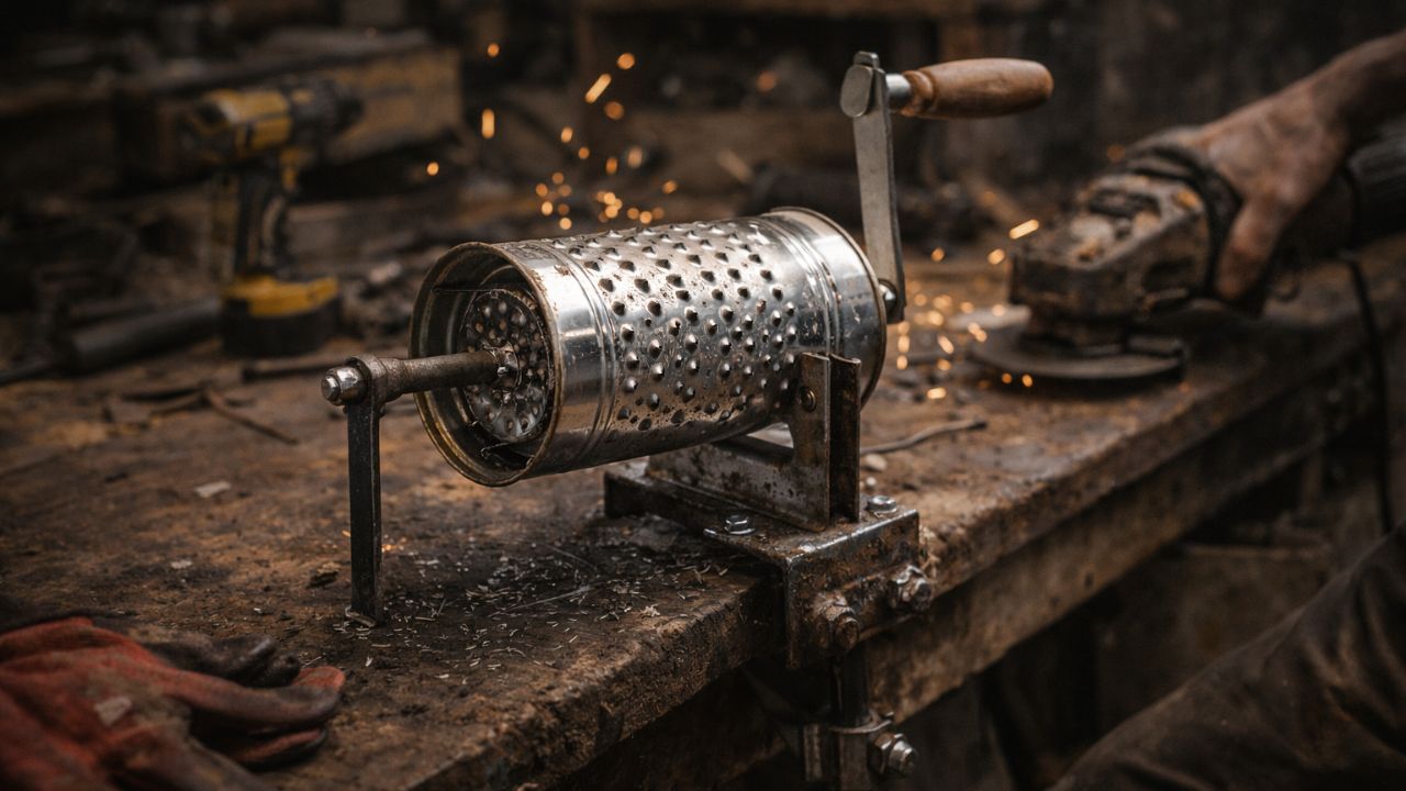 Uma lata comum virou uma criação curiosa que mistura reaproveitamento, inventividade e atenção