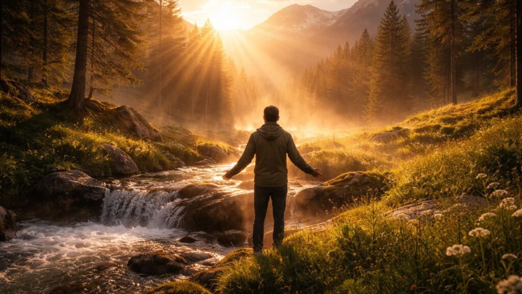 Salmos 23:3: “Guia-me pelas veredas da justiça por amor do seu nome”