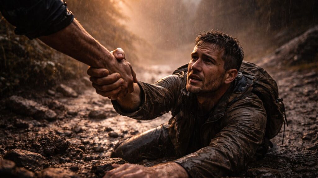 Salmos 145:14: “O Senhor sustém a todos os que caem”