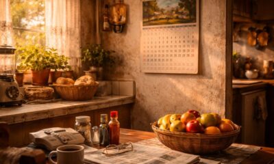 Objetos que ficavam sempre à vista e faziam o calendário na parede marcar a rotina da casa